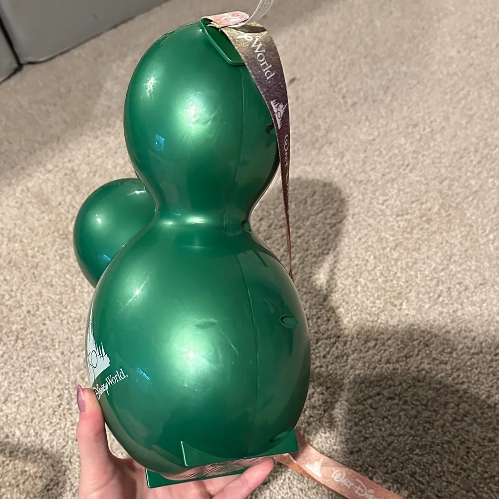 Limited Edition Disney Green Mickey Mouse Balloon Popcorn Bucket